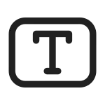 Text Field SVG Icon